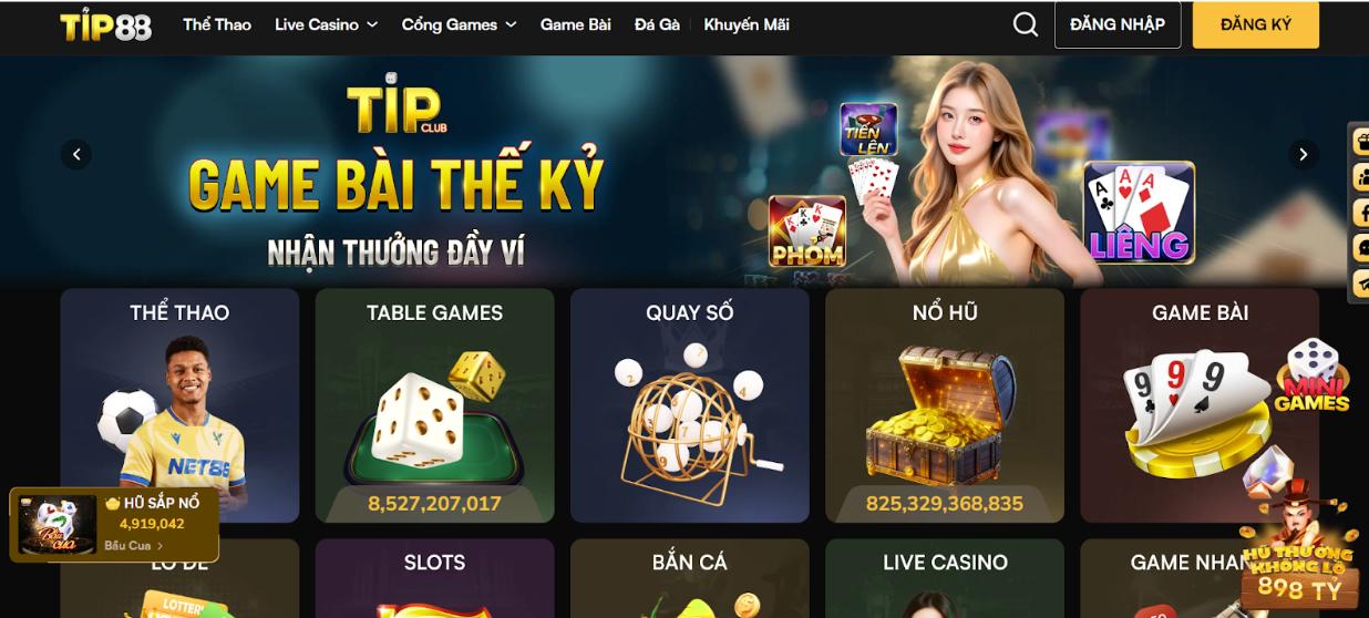 Các điều kiện cần đáp ứng để đăng nhập TIP88